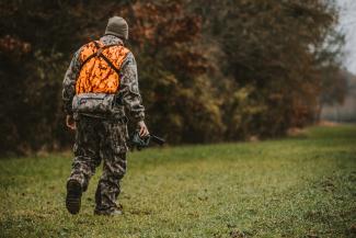 Outdoor enthusiast outside