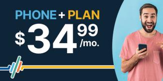 all in phone and plan for just 34.99 per month