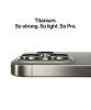 iPhone 15 Pro Blue Titanium camera lying down